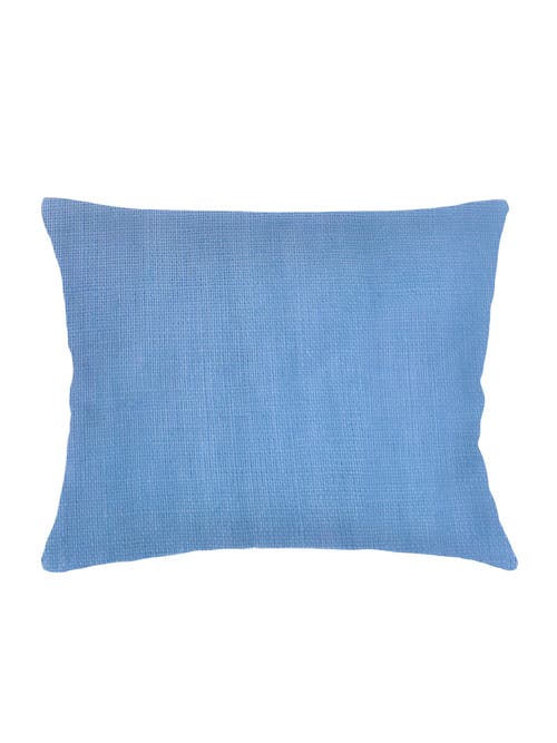 Shop Anaya So Soft Linen Dutch Euro Pillow Cover Only In Ocean Blue