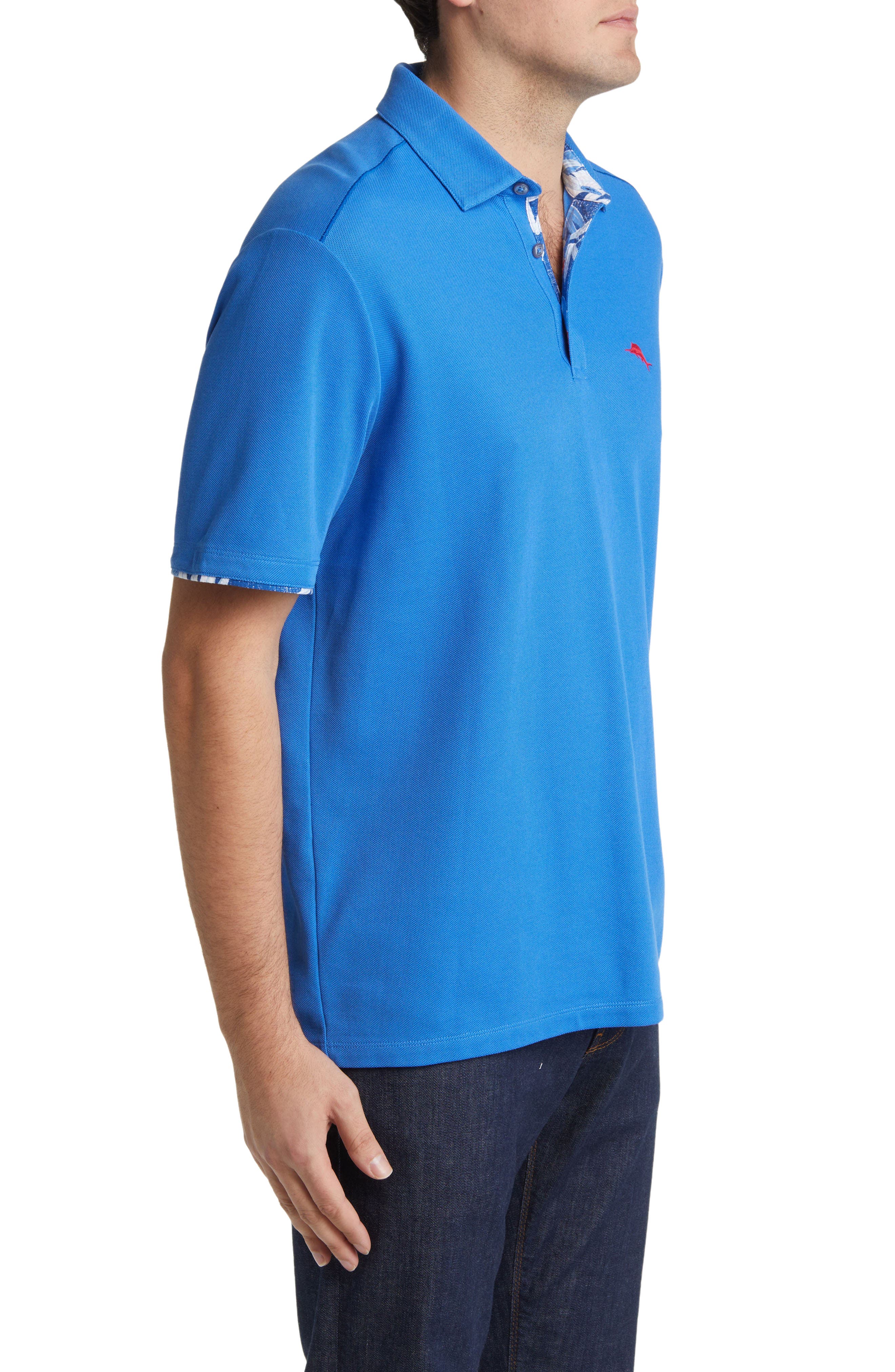 Tommy Bahama Men's Tortola Fuego Camp Shirt - Dark Blue Muse - Size XL