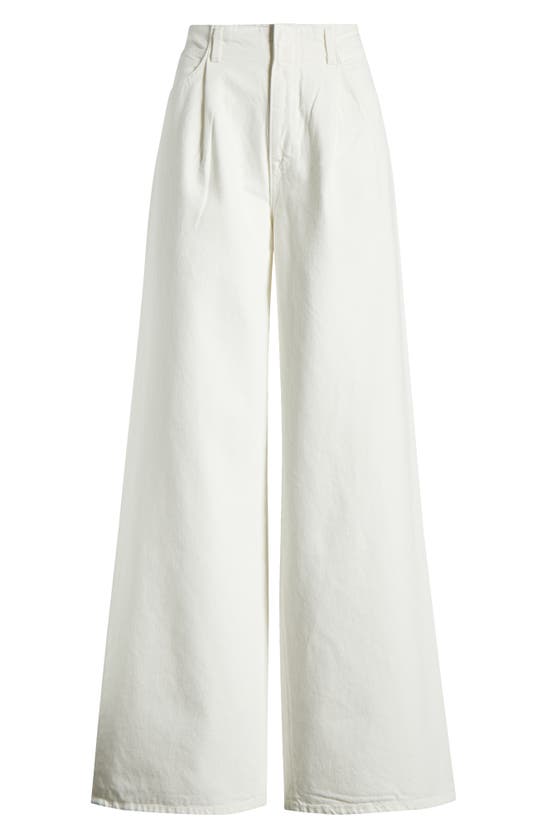 Shop Slvrlake Taylor High Waist Wide Leg Jeans In White