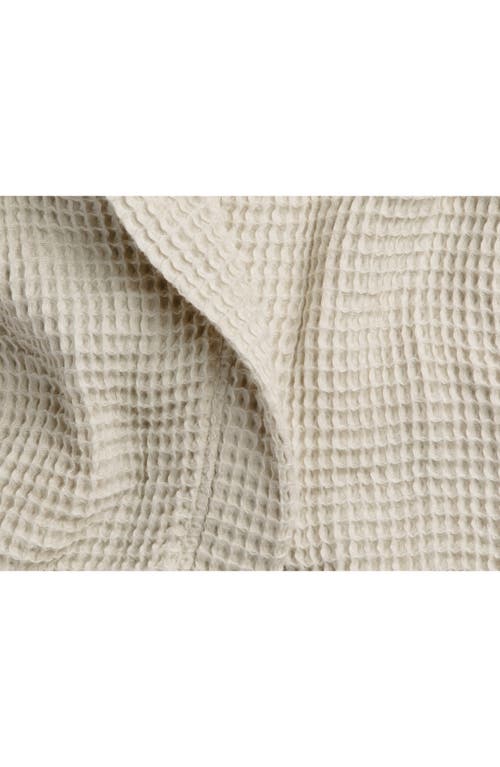 Parachute Gender Inclusive Waffle Knit Cotton Robe In Tan