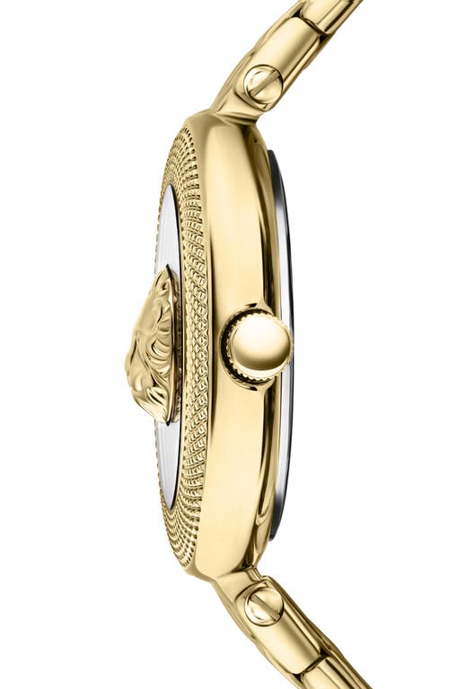 Shop Versus Versace Brick Lane Bracelet Watch, 36mm In Ip Yellow Gold