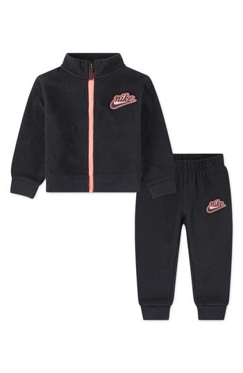Nike Impressions Track Jacket & Joggers Set In Black