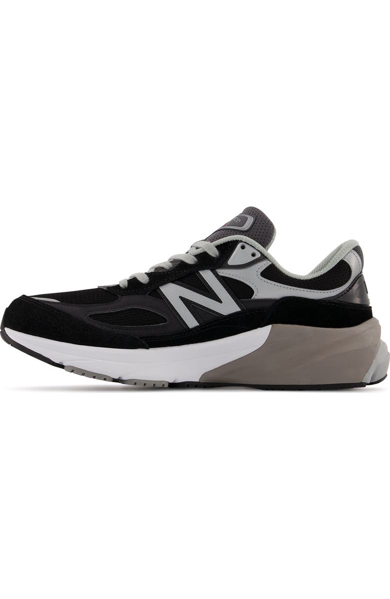New Balance Made in USA 990 v6 Sneaker, Alternate, color, Black/ Black