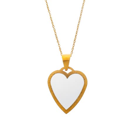 Lesa Michele Heart Pendant Necklace