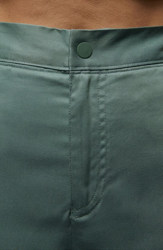 Shop Jordan Woven Shorts In Jade Smoke/ Industrial Blue