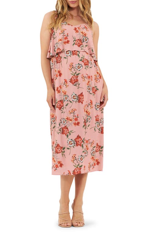 RIPE MATERNITY RIPE MATERNITY AMAYA MATERNITY/NURSING SLIPDRESS