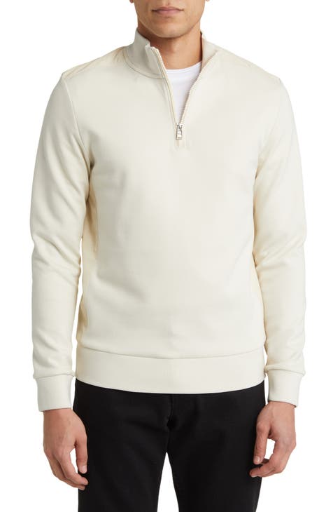 Men's Elevated Quarter-Zip Sweater, Men's Clearance