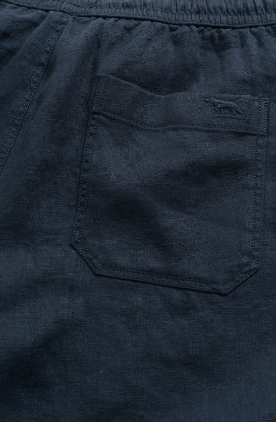 Rodd & Gunn Linen 9 Resort Shorts In Navy