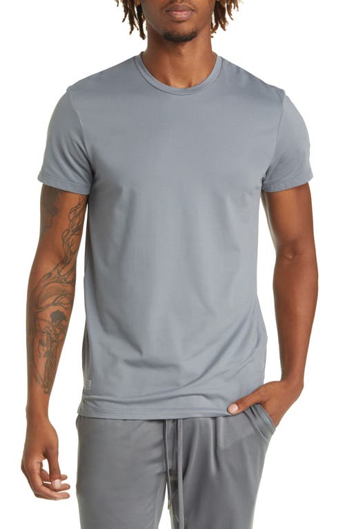 Barbell Apparel Men's Split Hem T-Shirt in Slate