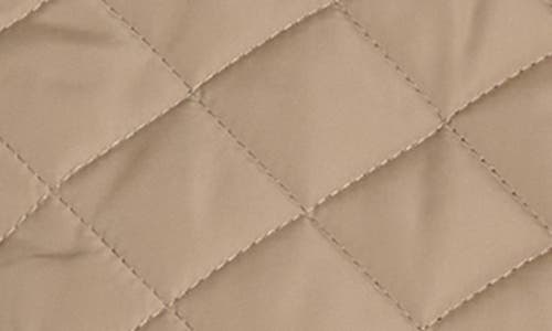 Calvin Klein Diamond Quilted Hooded Jacket In Birch