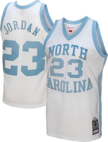 Youth Mitchell & Ness Michael Jordan White North Carolina Tar Heels 1983/84  Authentic Retired Player Jersey