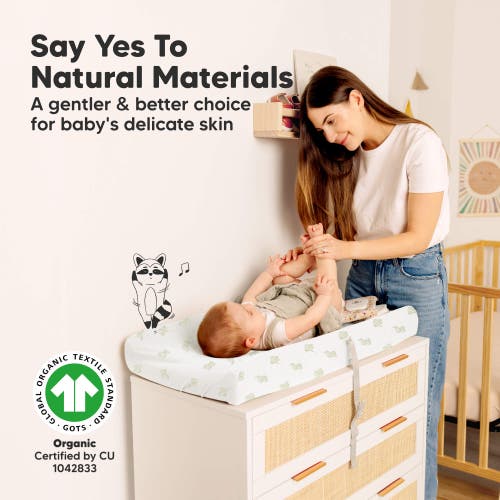 Keababies 2-pack Soothe Changing Pad Covers In Elly
