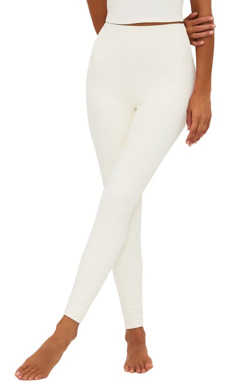 Shop Beach Riot Piper Textured Leggings In Snow Cloud