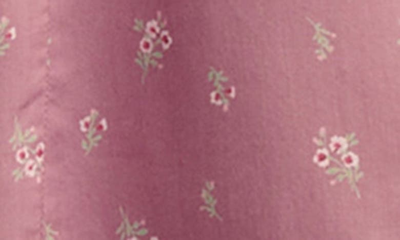 Shop Lucky Brand Print Smocked Sleeveless Minidress In Berry Multi
