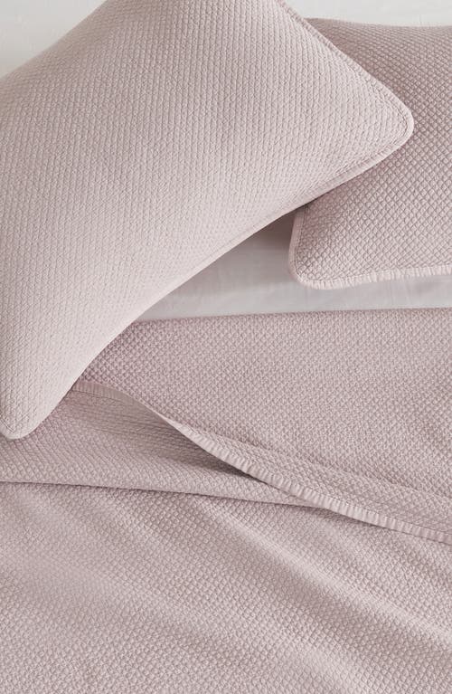 Woven & Weft Stonewashed Quilt & Sham Set In Rose Pink