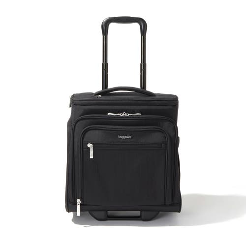 Baggallini Expandable Underseat Carry-on Luggage In Black
