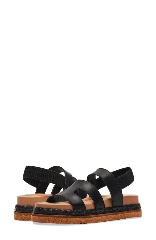 Shop Blondo Fernanda Slingback Platform Sandal In Black