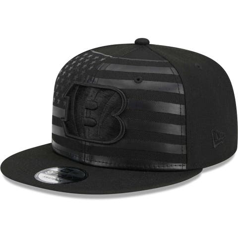 Men's New Era Black/Orange Cincinnati Bengals Headline 9FIFTY Snapback Hat