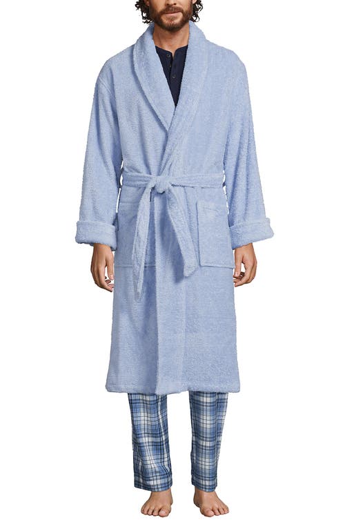 LANDS' END LANDS' END CALF LENGTH TURKISH TERRY ROBE 