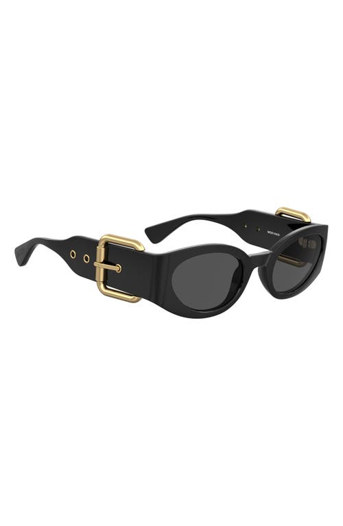 MOSCHINO MOSCHINO 53MM ROUND SUNGLASSES 