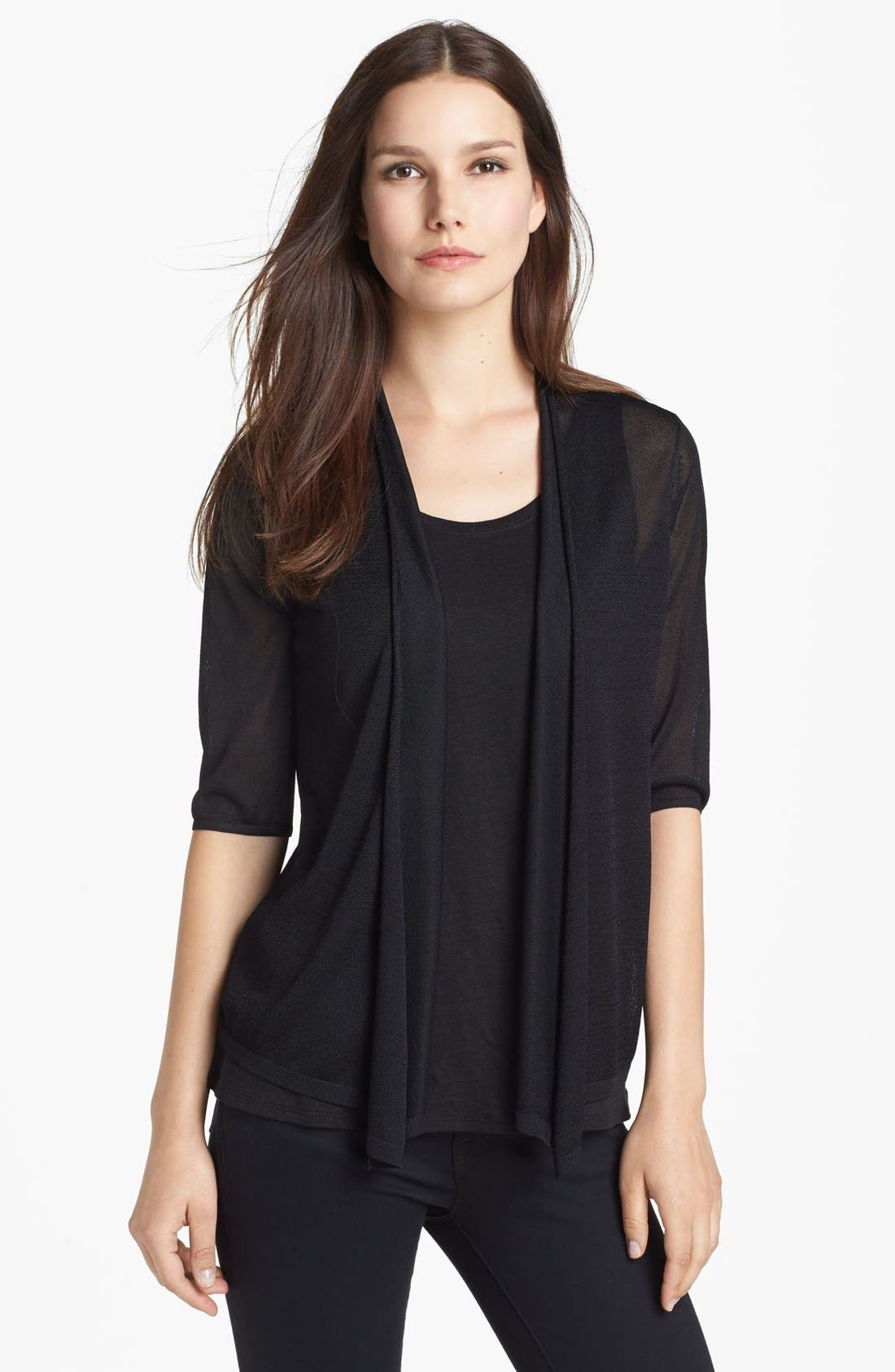 Eileen Fisher Elbow Sleeve Cardigan Nordstrom