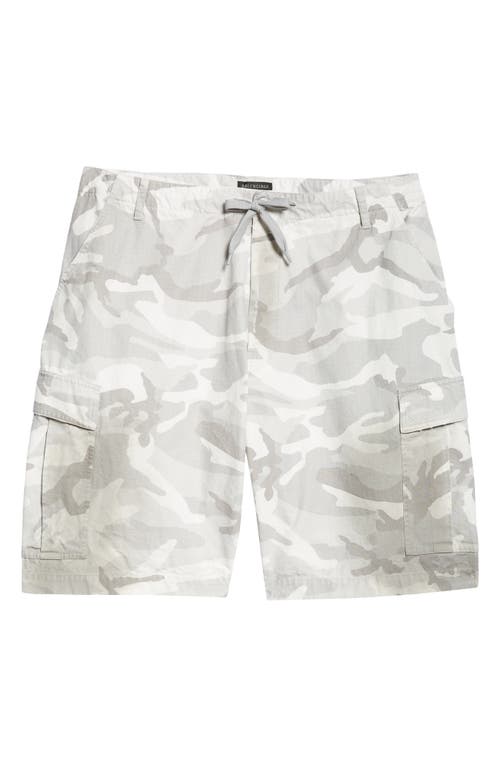 Balenciaga Camo Cotton Ripstop Cargo Shorts Light Grey at Nordstrom,