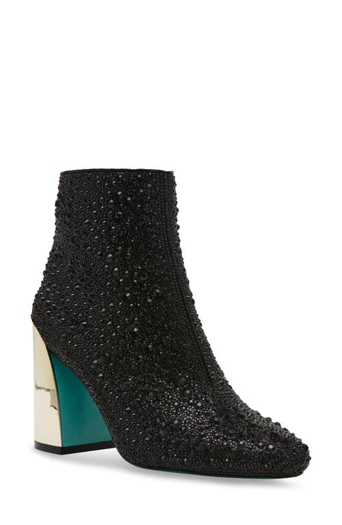 Betsey Johnson Hugo Embellished Bootie in Black 