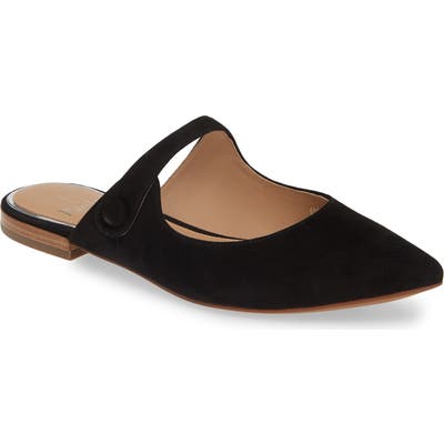 Linea Paolo Darling Open Top Mule, Black