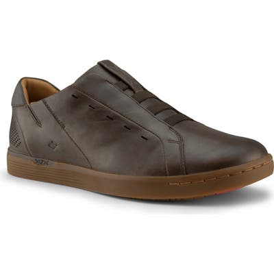 Kizik New York Gum Bottom Slip-On Sneaker, Brown