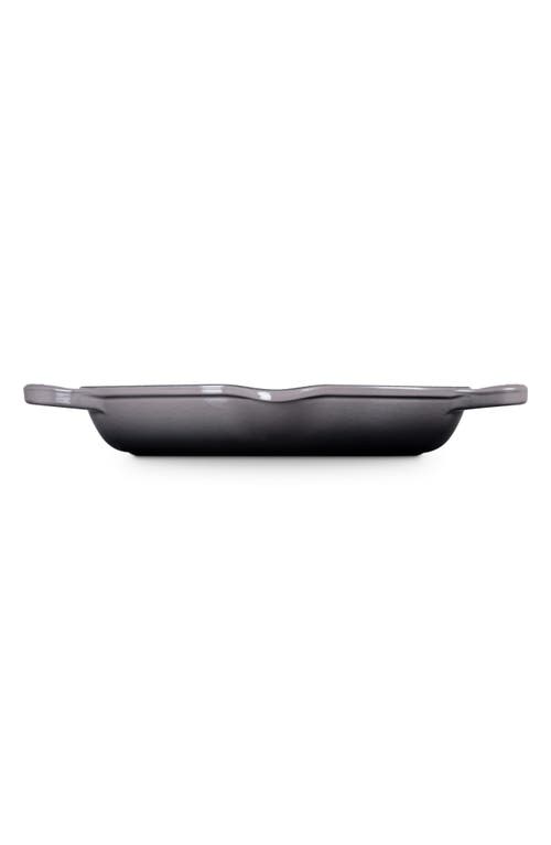 Le Creuset Signature Deep Round Enamel Cast Iron Grill Pan In Oyster