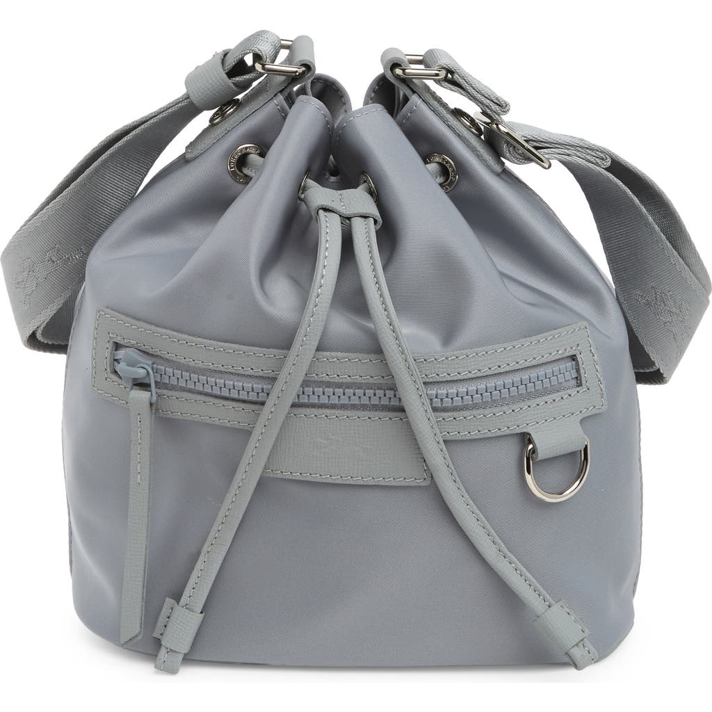Longchamp Small Le Pliage Neoprene Bucket Bag In Cement