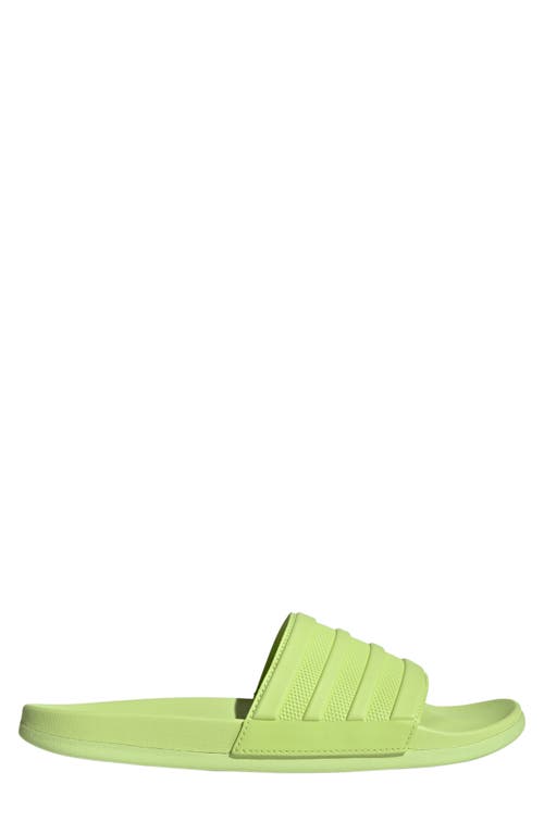 Adidas Originals Adidas Adilette Slide Sandal In Pulse/lime/pulse Lime