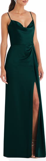 Dessy Collection Cowl Neck Evening Gown | Nordstrom