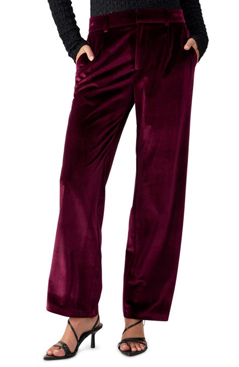 The Coolest Velvet Pants Of The Season (Le Fashion)  Velvet flare pants, Velvet  pants outfit, Velvet trousers outfit