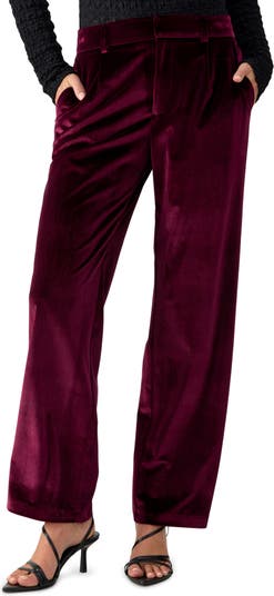 CKC New York Burgundy Velvet Trouser