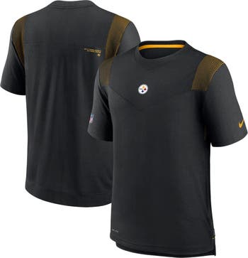 Nike Men's Nike Black Pittsburgh Steelers Sideline Player UV Performance  T-Shirt