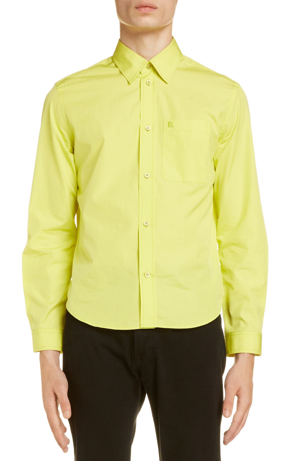 balenciaga button up shirt