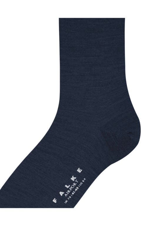Shop Falke Airport Knee High Socks In Dark Navy