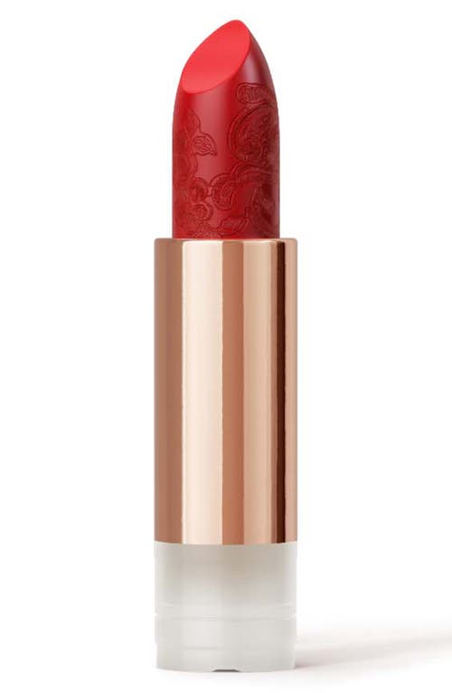 Refillable Matte Silk Lipstick in Poppy Red Refill