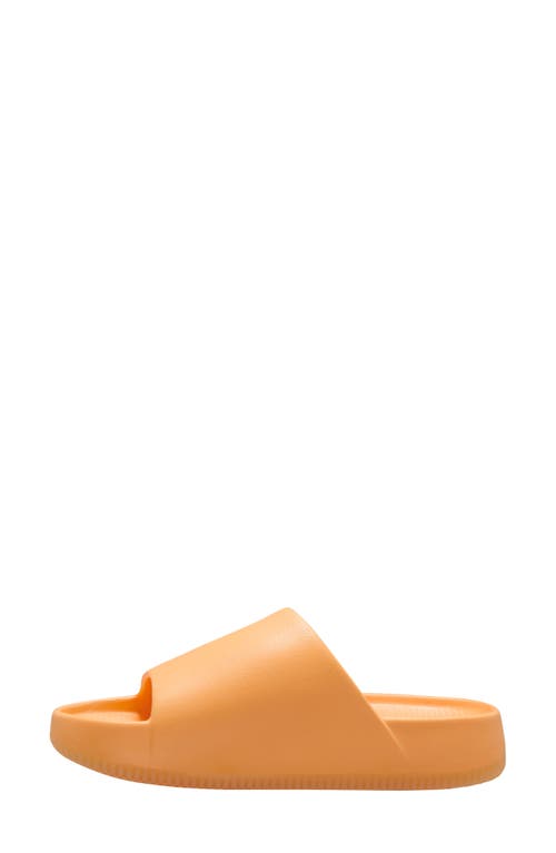 Shop Nike Calm Slide Sandal In Peach Cream/peach Cream