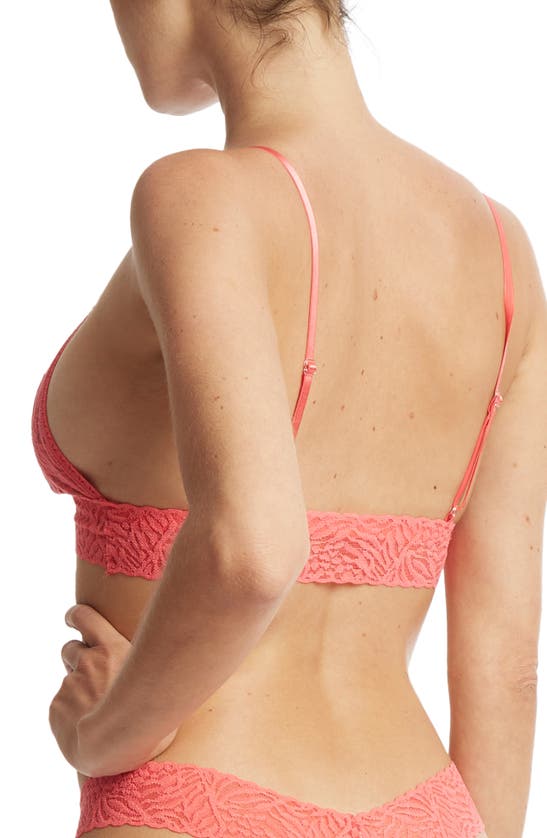 Hanky Panky Animal Max Lace Padded Bralette In Wild Card