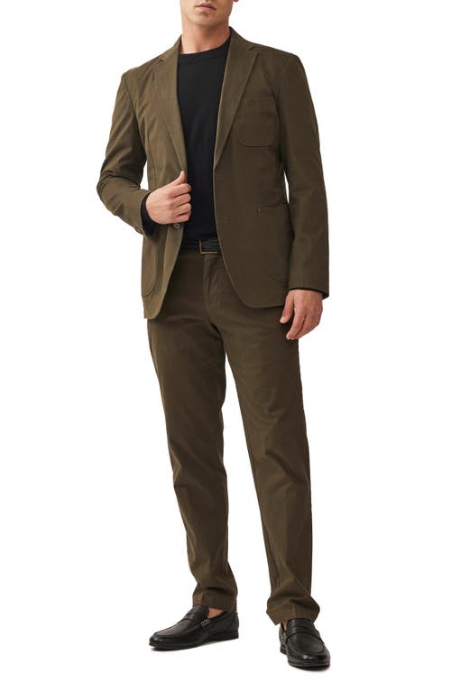 Shop Rodd & Gunn Woodlands Solid Stretch Cotton Sport Coat In Forest