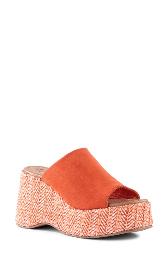 Shop Seychelles Tulip Platform Sandal In Orange