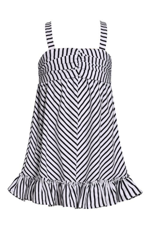 Truly Me Stripe Sundress White Multi at Nordstrom,