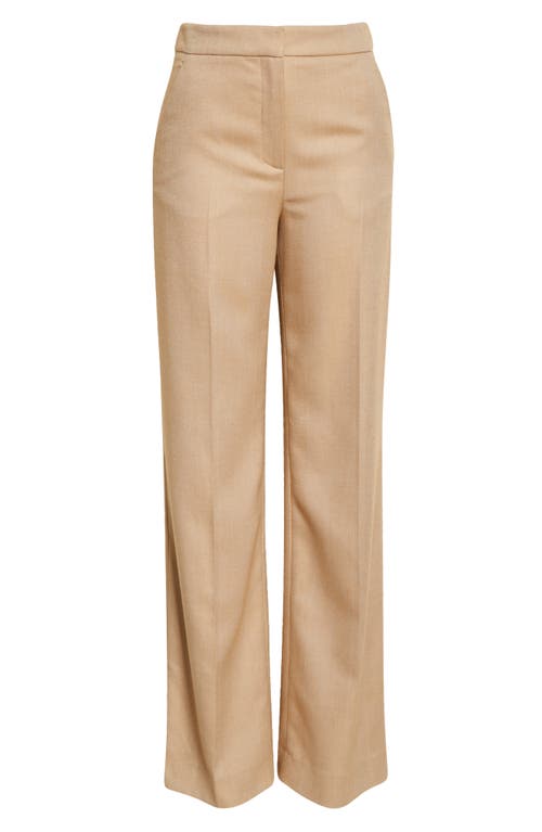 Veronica Beard Hilde Stretch Cotton Utility Pants In Dark Camel/light Camel