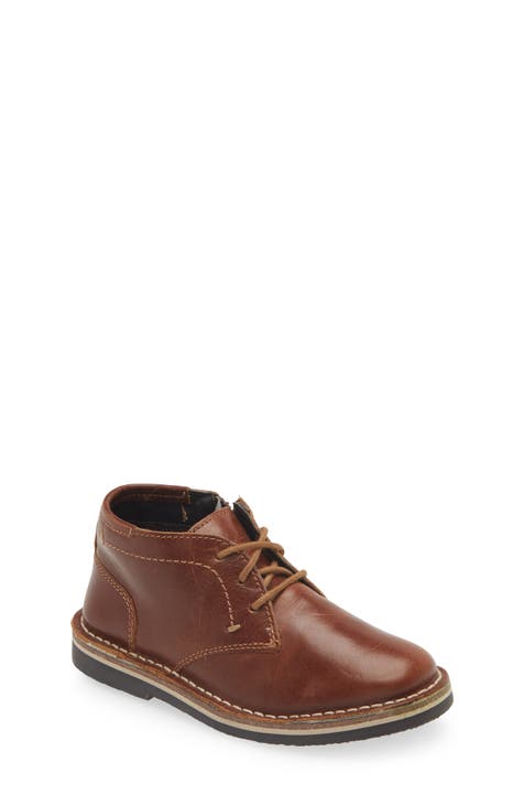 Boys leather chukka boots hotsell