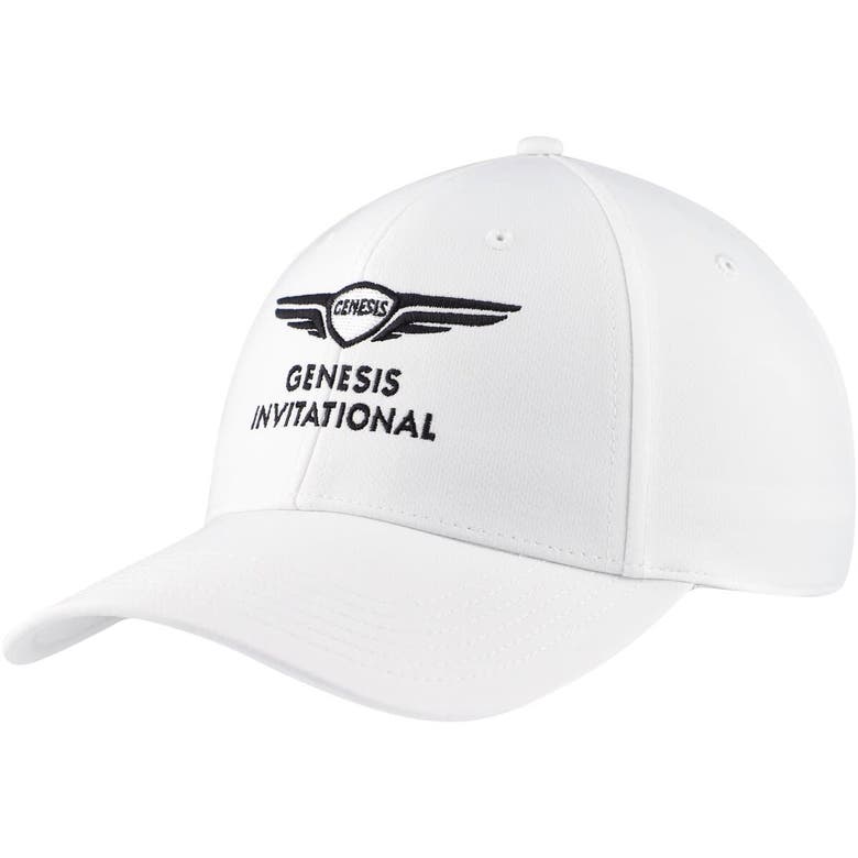 Shop Ahead White Genesis Invitational Stratus Structured Ultimate Fit Adjustable Hat