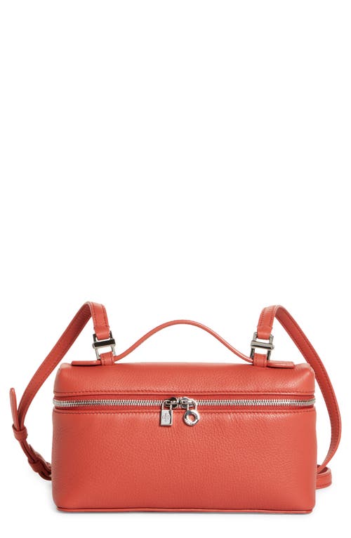 Loro Piana Leather Top Handle Bag In Tea Room