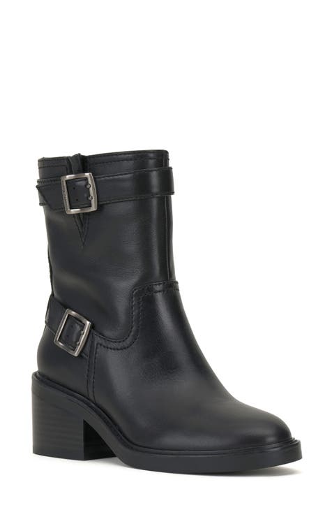Vince Camuto Lehoea Leather Booties