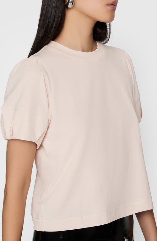 Shop Rebecca Minkoff Val Puff Sleeve T-shirt In Cava